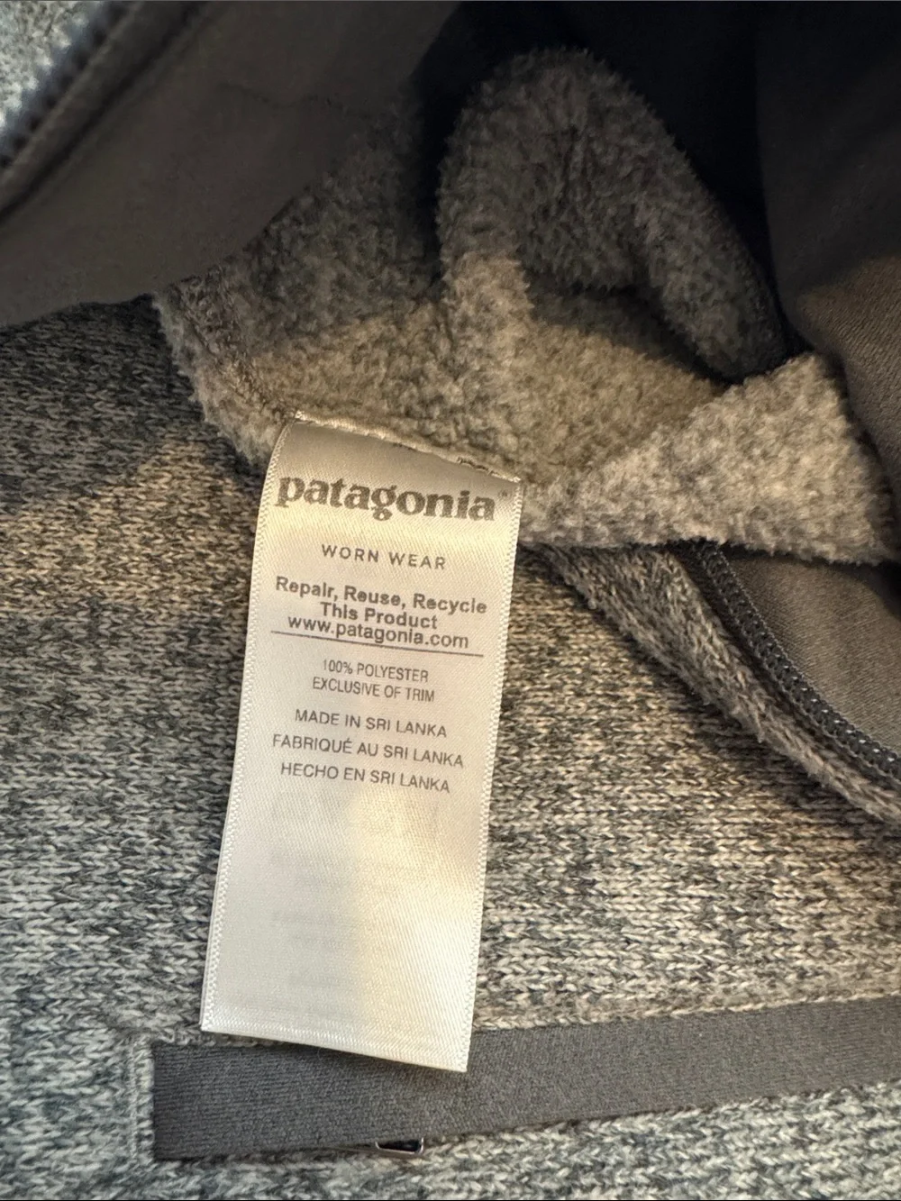 Patagonia Better Sweater Fleece Vest Gray Medium